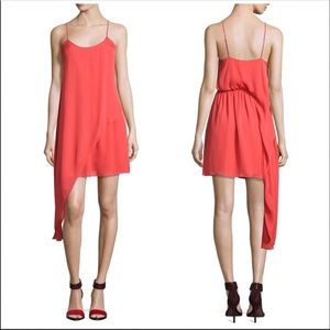 NWT Haute Hippie Pink Asymmetric Mini Dress